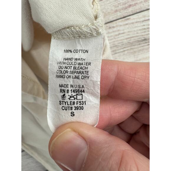 Zutter USA Dreamer Short Sleeve T-Shirt Midi Dress Womens Small Off-White - Picture 8 of 10